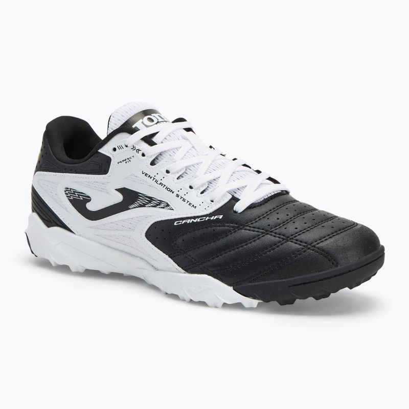Încălțăminte de fotbal pentru bărbați  Joma Cancha TF black/white