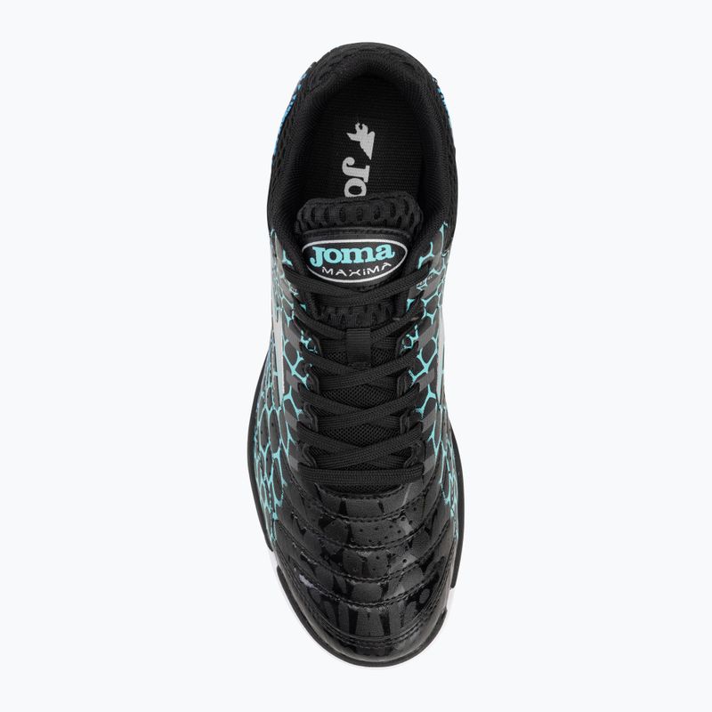 Încălțăminte de fotbal pentru bărbați  Joma Maxima IN black/turquoise 5