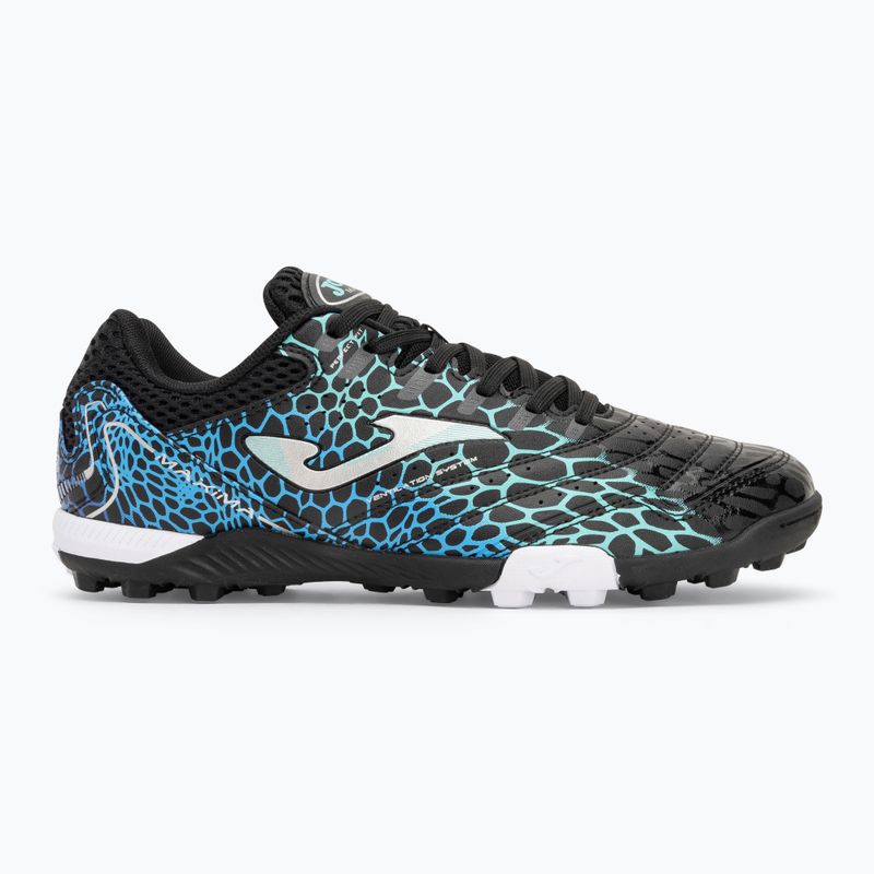 Încălțăminte de fotbal pentru bărbați  Joma Maxima TF black/turquoise 2