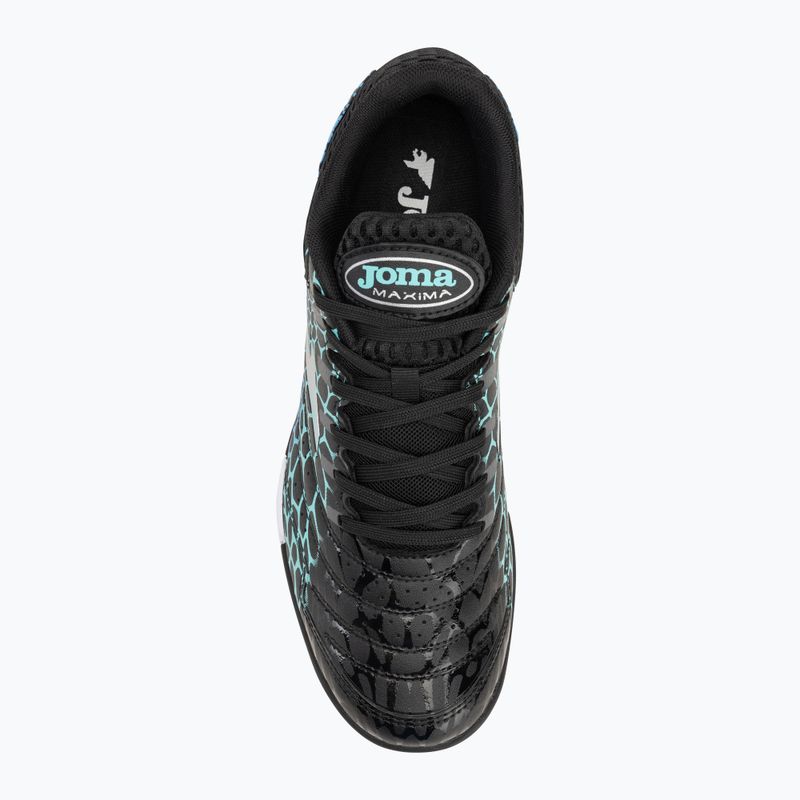 Încălțăminte de fotbal pentru bărbați  Joma Maxima TF black/turquoise 5