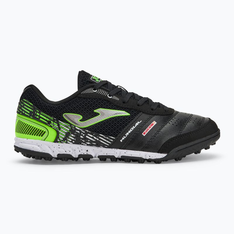 Încălțăminte de fotbal pentru bărbați  Joma Mundial TF black/green 2