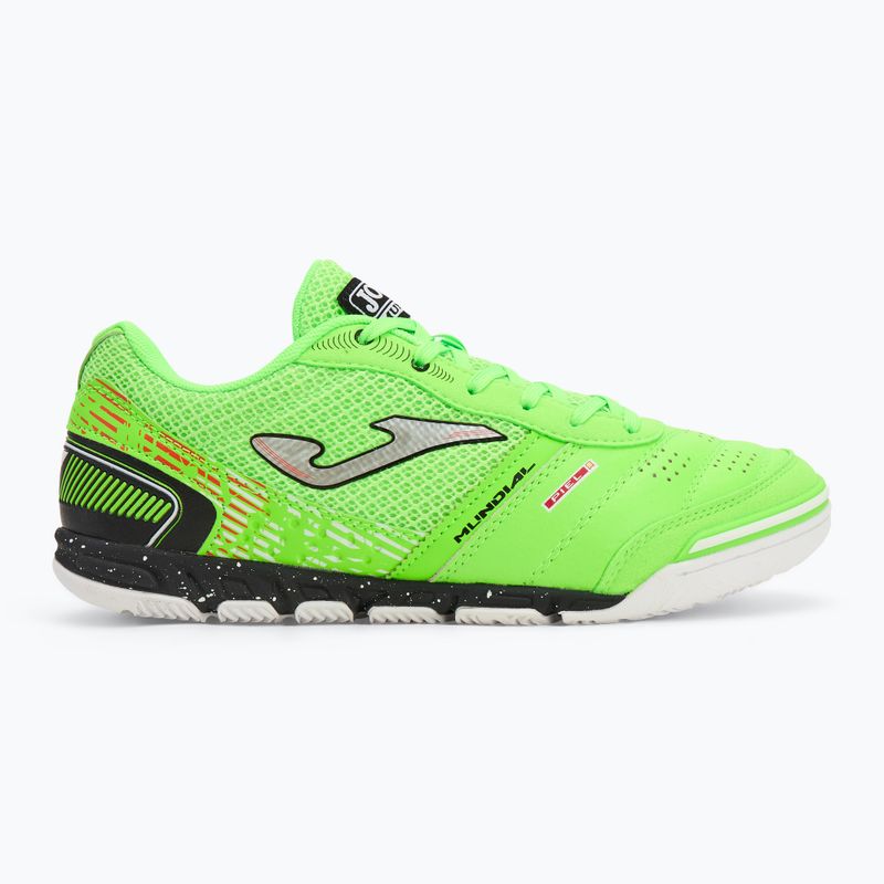 Încălțăminte de fotbal pentru bărbați  Joma Mundial IN fluor green 2