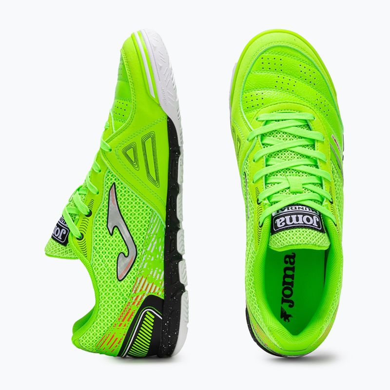 Încălțăminte de fotbal pentru bărbați  Joma Mundial IN fluor green 11