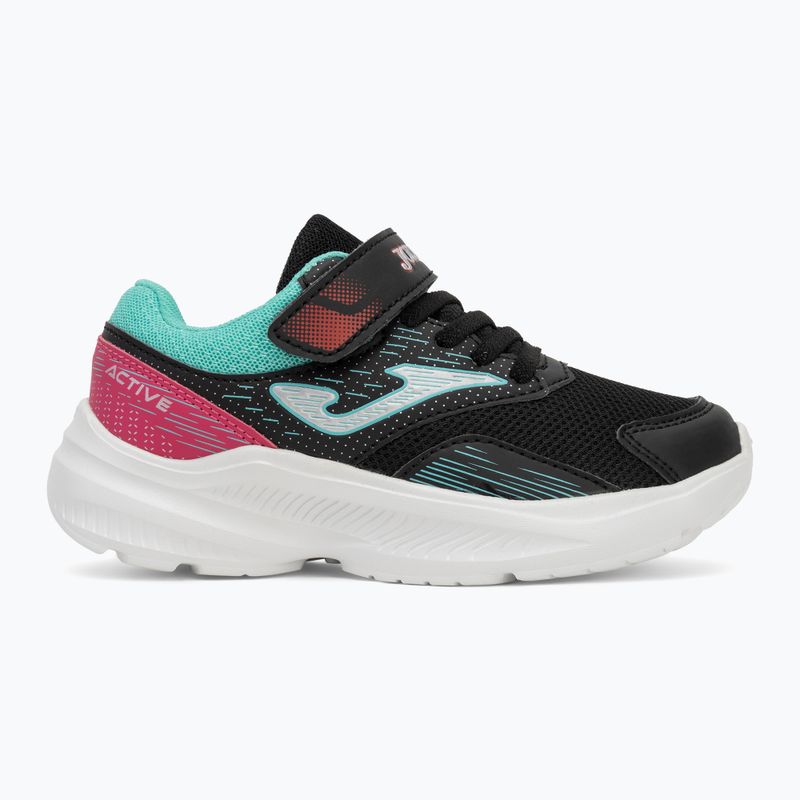 Încălțăminte pentru copii Joma Active Jr black/turquoise 2