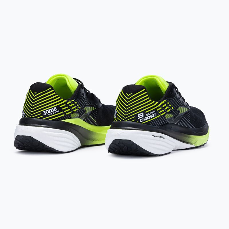 Încălțăminte de alergare pentru bărbați Joma Super Cross black/lemon 3