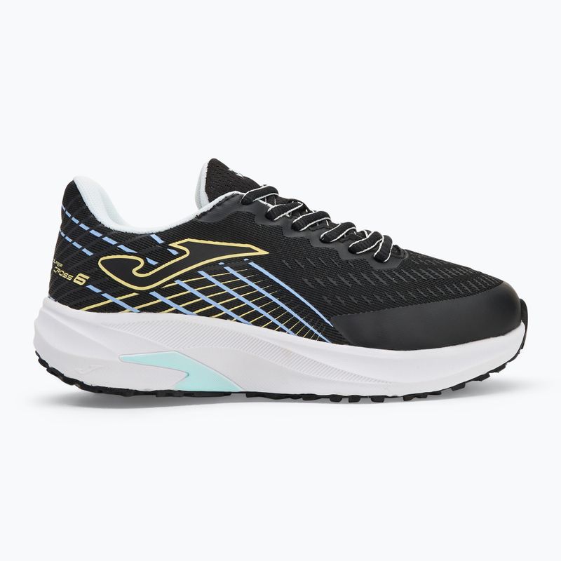 Încălțăminte  de alergare pentru copii Joma Super Cross black/ turquoise 2