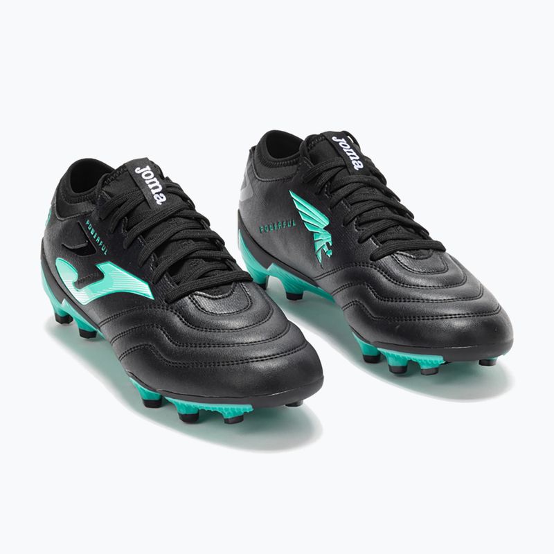 Încălțăminte de fotbal pentru bărbați  Joma Powerful FG black turquoise 9
