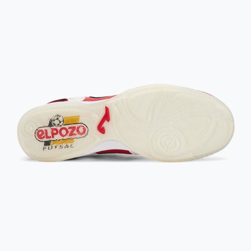 Încălțăminte de fotbal pentru bărbați Joma Top Flex IN white/red 4