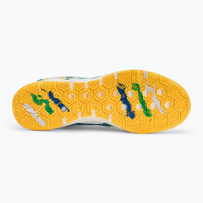 Încălțăminte de fotbal pentru bărbați Joma Top Flex IN white/green 4