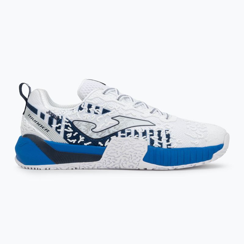 Încălțăminte de antrenament pentru bărbați Joma Thunder white royal 2