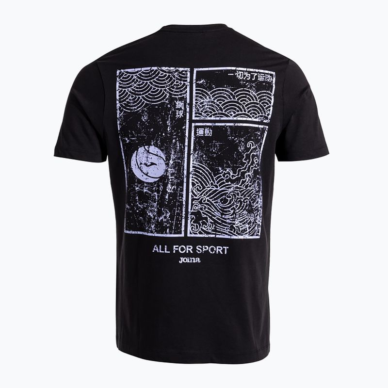 Tricou de tenis pentru bărbați Joma Challenge black 101739EW 2