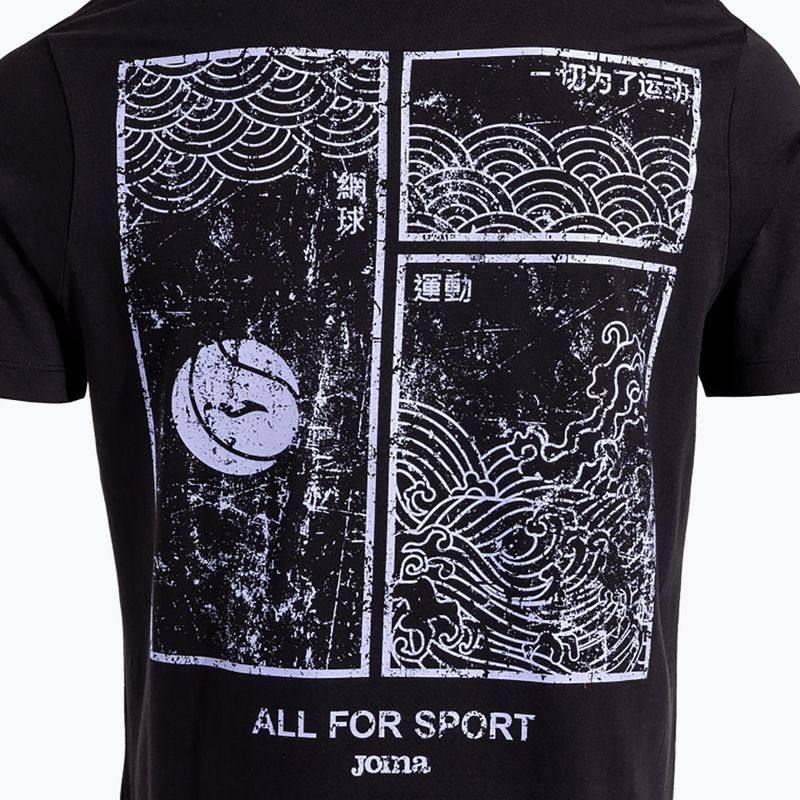 Tricou de tenis pentru bărbați Joma Challenge black 101739EW 3