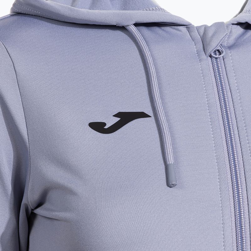 Hanorac de tenis pentru femei Joma Sculpture II Zip-Up Hoodie W blue 3