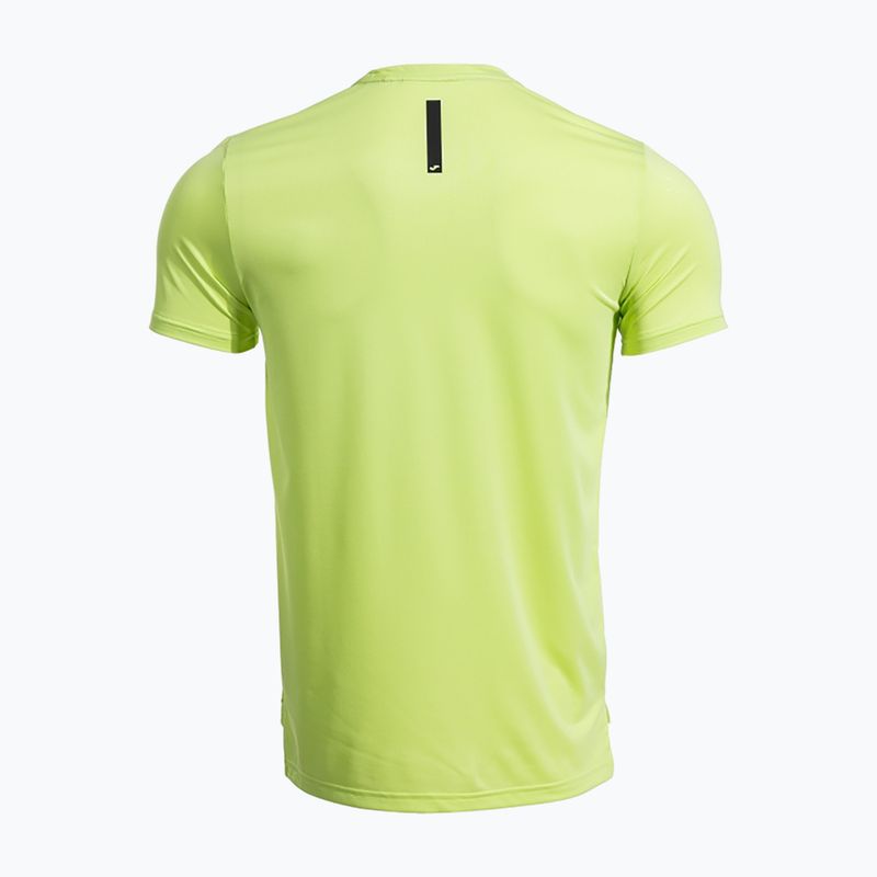 Tricou de alergare pentru bărbați Joma R-City lime 2