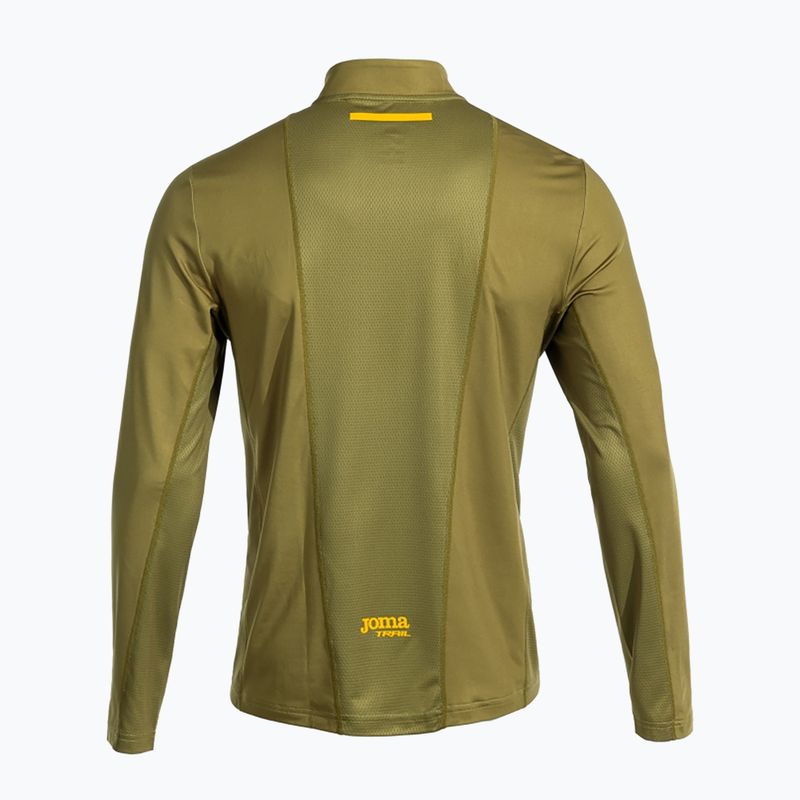 Longsleeve de alergare pentru bărbați Joma R-Nature green 2