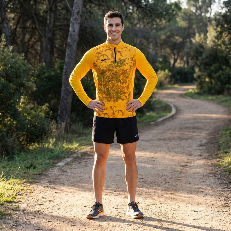Longsleeve de alergare pentru bărbați Joma R-Nature gold 10