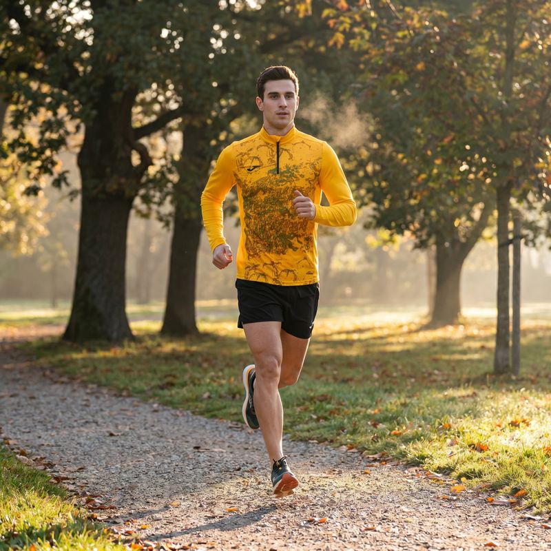 Longsleeve de alergare pentru bărbați Joma R-Nature gold 11