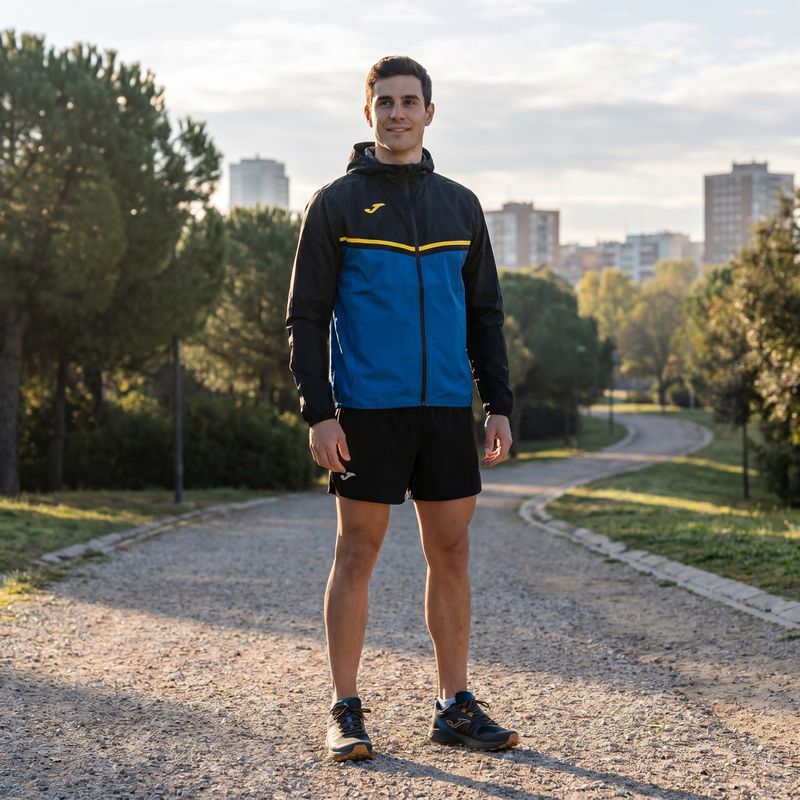 Geacă de alergare pentru bărbați Joma R-Nature black 10