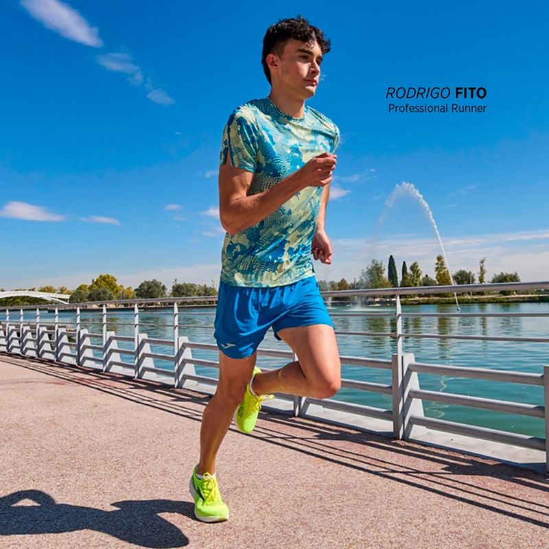 Tricou de alergare pentru bărbați Joma R-City lime 6