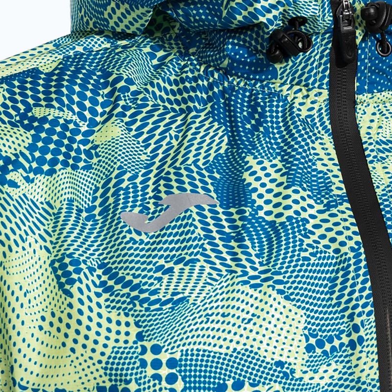 Geacă de alergare pentru bărbați Joma R-City Raincoat lime 5