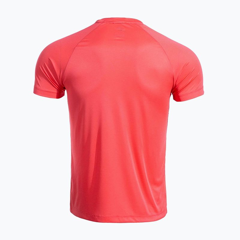 Tricou de alergare pentru bărbați Joma R-Night Iconic coral 2