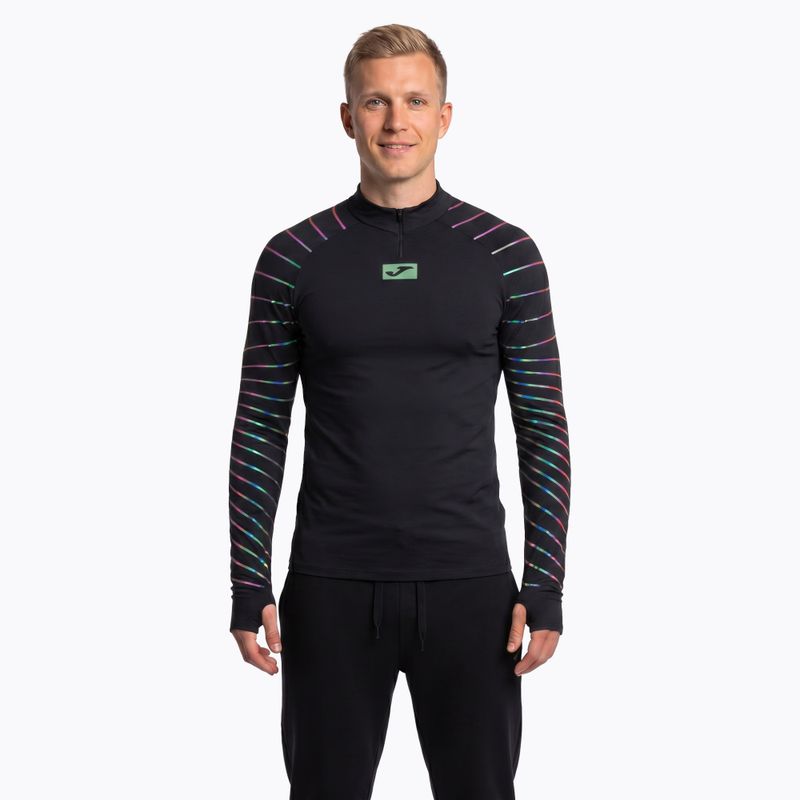 Longsleeve de alergare pentru bărbați Joma R-Night black