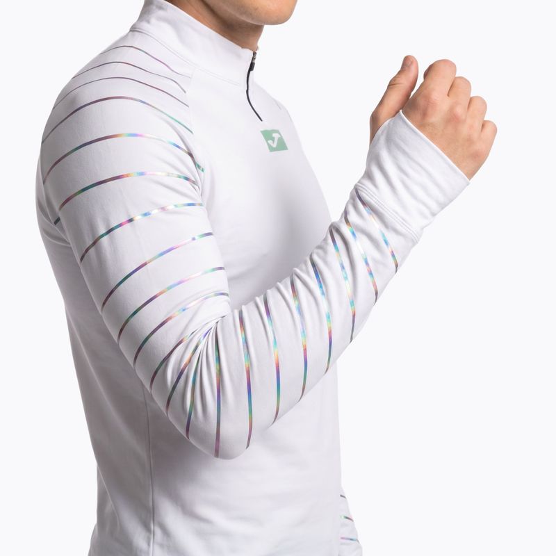 Longsleeve de alergare pentru bărbați Joma R-Night white 4