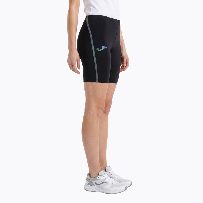 Pantaloni scurți de alergare pentru femei  Joma R-City Iconic black 4
