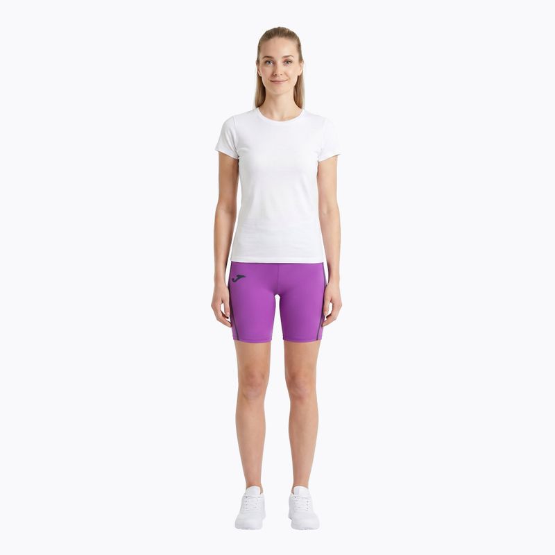 Pantaloni scurți de alergare pentru femei  Joma R-City Iconic violet 2
