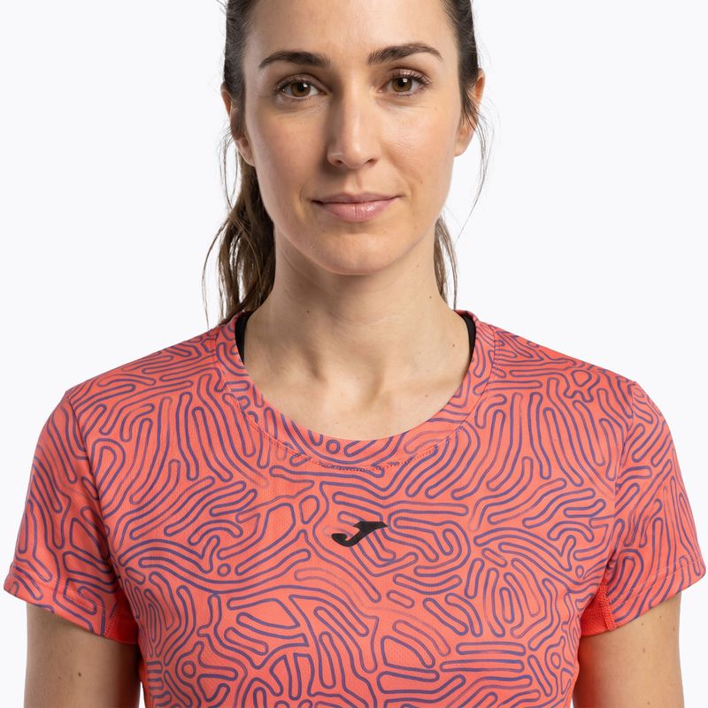 Tricou de alergare pentru femei Joma R-Nature coral 3