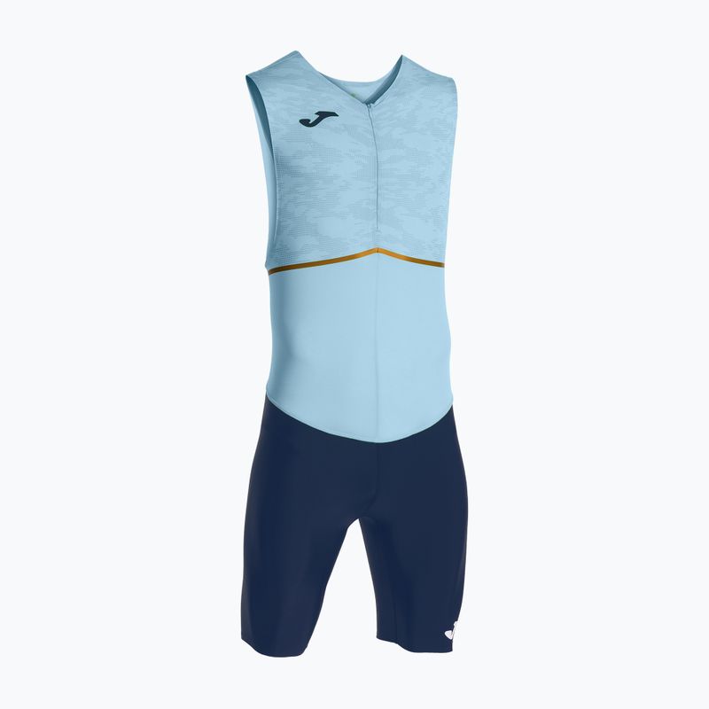 Costum de triatlon pentru bărbați  Joma Record III Bodysuit sky blue-navy