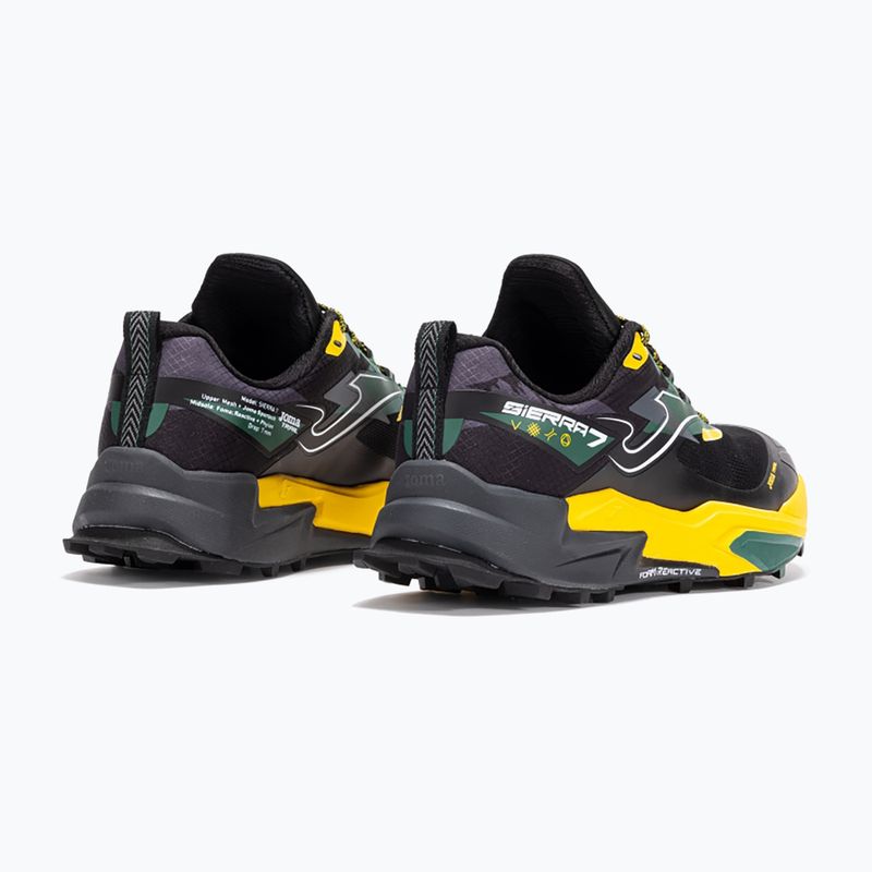 Încălțăminte de alergare pentru bărbați Joma Sierra black/lemon 3