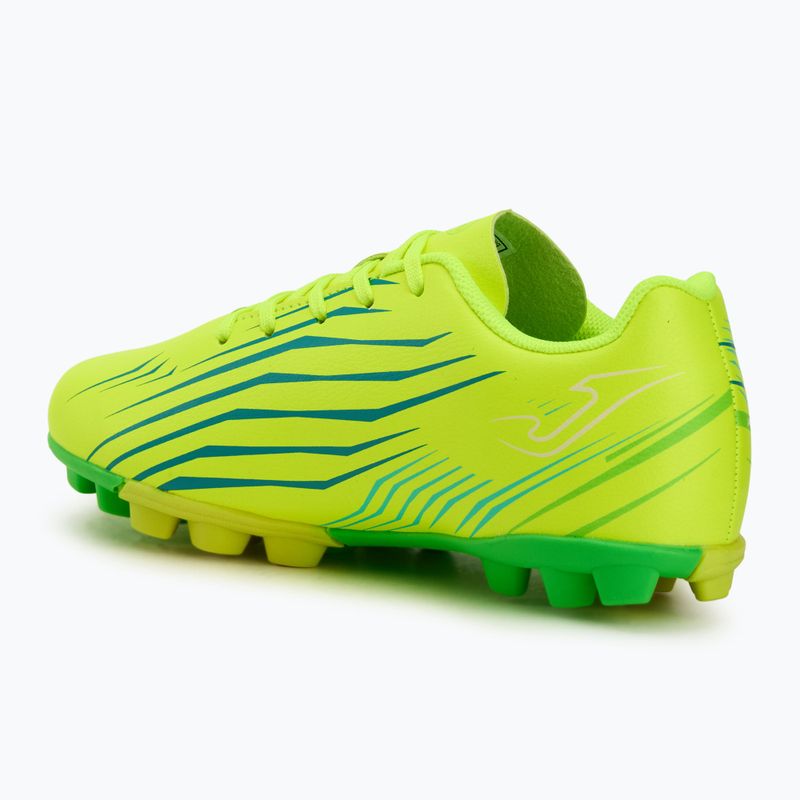 Încălțăminte de fotbal pentru copii Joma Propulsion Jr HG fluor lemon 3