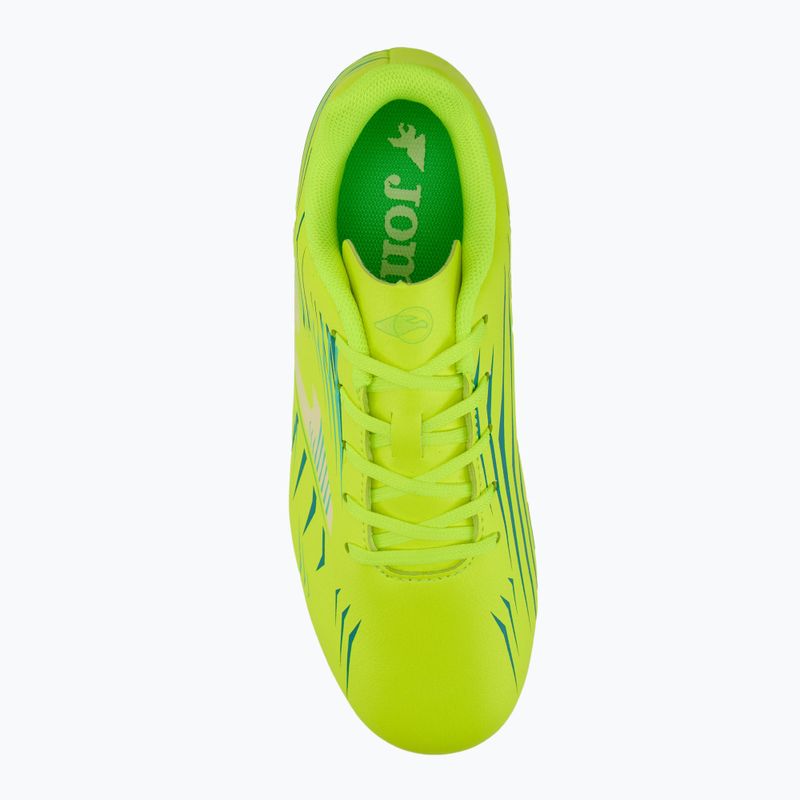 Încălțăminte de fotbal pentru copii Joma Propulsion Jr HG fluor lemon 5