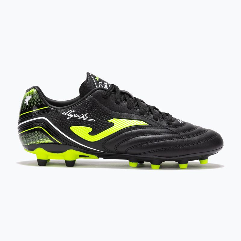 Încălțăminte de fotbal pentru bărbați Joma Aguila FG black/yellow 8