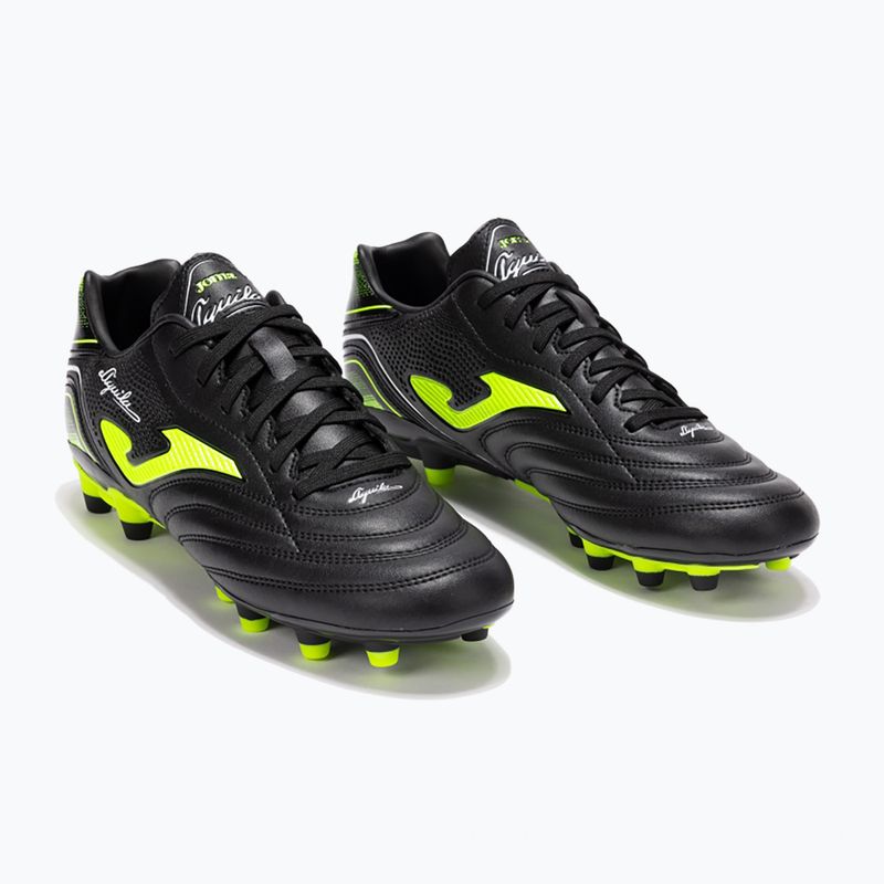 Încălțăminte de fotbal pentru bărbați Joma Aguila FG black/yellow 9
