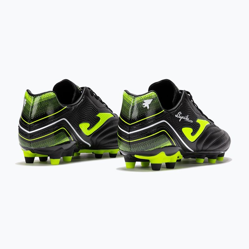 Încălțăminte de fotbal pentru bărbați Joma Aguila FG black/yellow 10