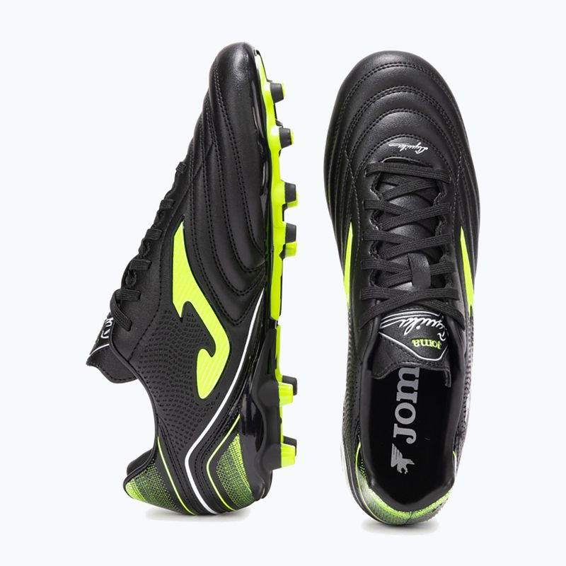 Încălțăminte de fotbal pentru bărbați Joma Aguila FG black/yellow 11