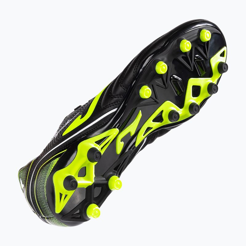 Încălțăminte de fotbal pentru bărbați Joma Aguila FG black/yellow 12
