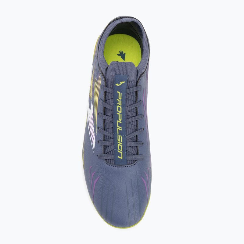 Încălțăminte de fotbal pentru bărbați Joma Propulsion Cup FG purple/yellow 5