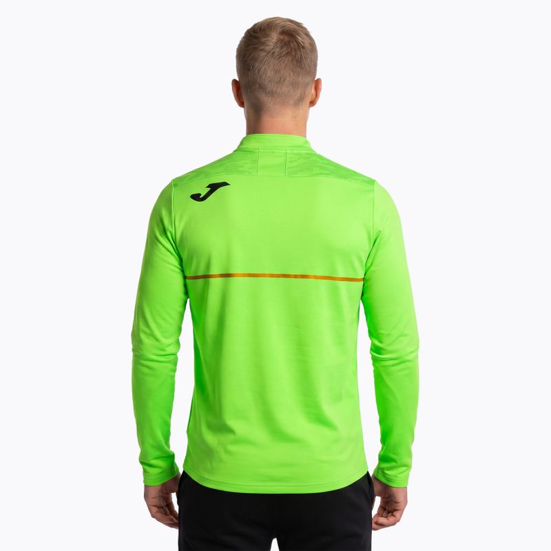 Bluză de alergare pentru bărbați Joma Record III fluor green 3