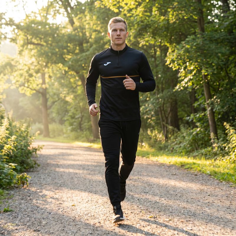 Bluză de alergare pentru bărbați Joma Record III black 7