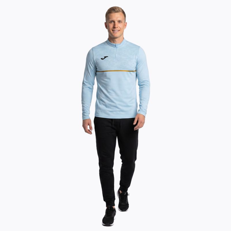Bluză de alergare pentru bărbați Joma Record III light blue 2