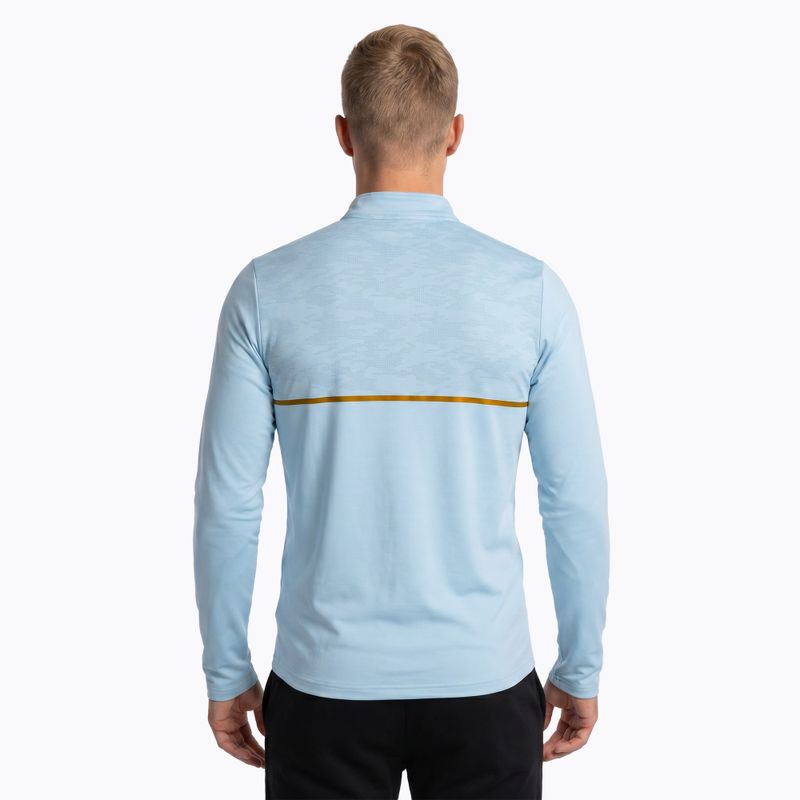 Bluză de alergare pentru bărbați Joma Record III light blue 3