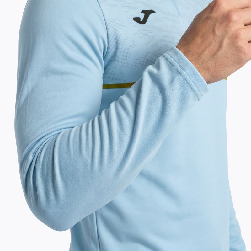 Bluză de alergare pentru bărbați Joma Record III light blue 4