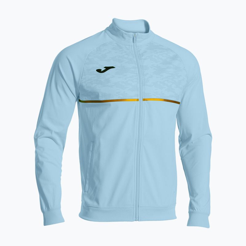Bluză de alergare pentru bărbați Joma Record III Full Zip light blue