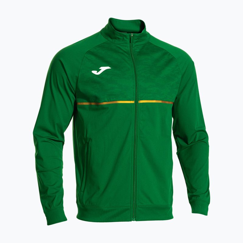 Bluză de alergare pentru bărbați Joma Record III Full Zip green