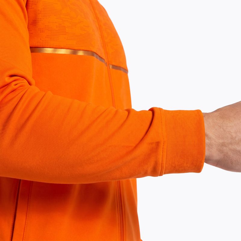 Bluză de alergare pentru bărbați Joma Record III Full Zip orange 4