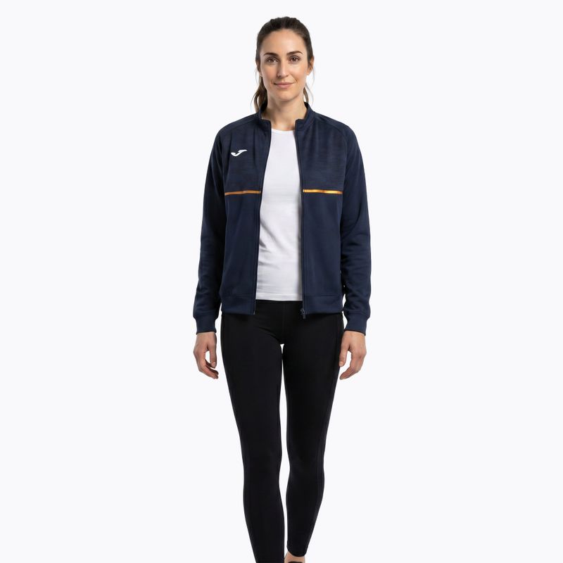 Bluză de alergare pentru femei Joma Record III Full Zip navy 2