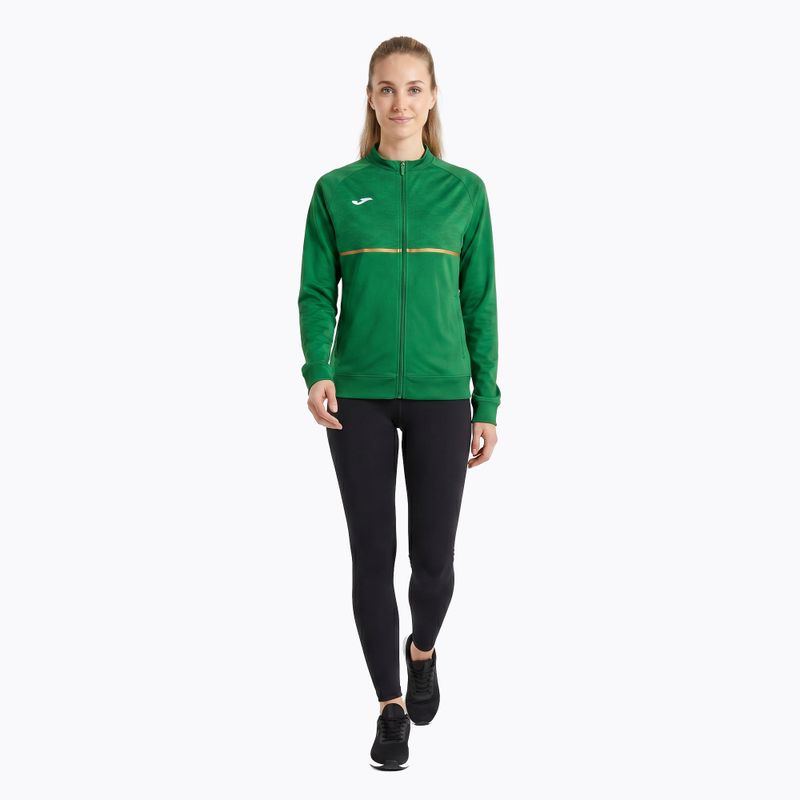 Bluză de alergare pentru femei Joma Record III Full Zip green 2